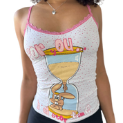 Vintage Y2K Graphic Print Cami (XS/S)