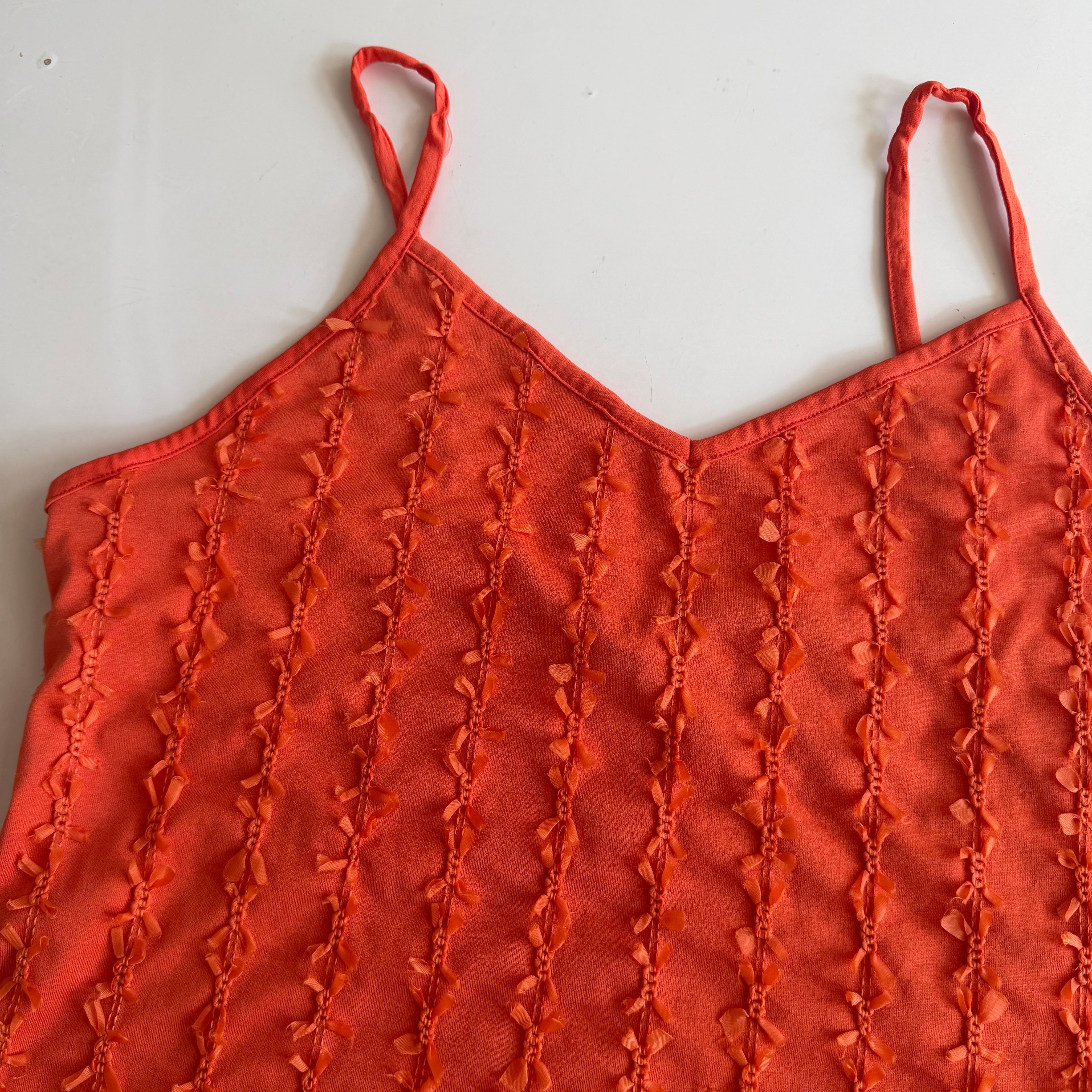 Orange Y2K Tank (L/XL)