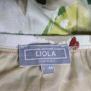 Y2K Italian Watercolor Midi Skirt (S)