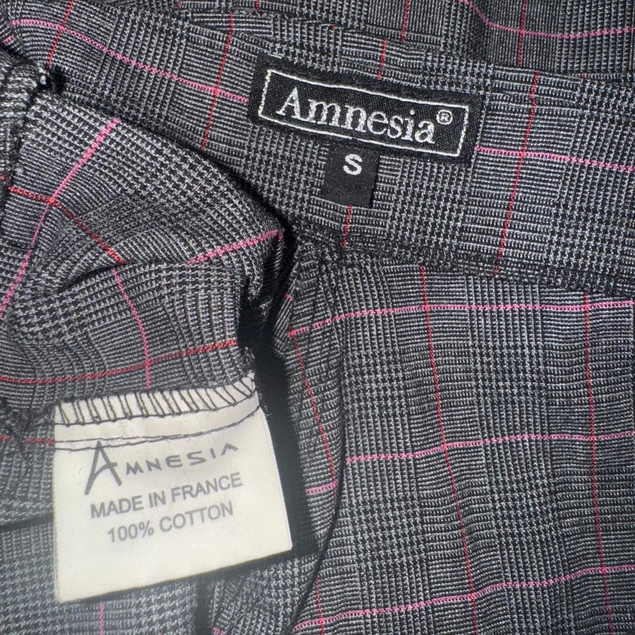 French Vintage Plaid Low Rise Flares (S)