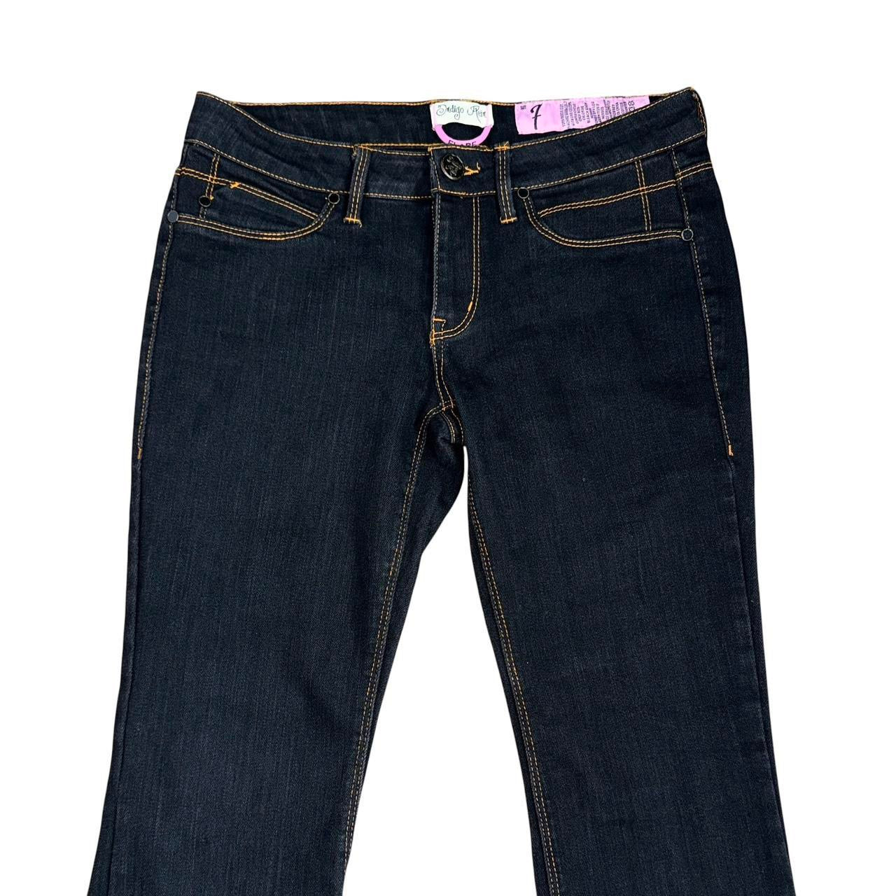 2000s Dark Denim Flare Jeans (S)