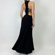 90’s Noir Cut Out Cage Gown (M)