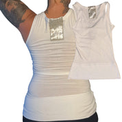 Pepe Jeans gyaru style layered longline tank (M)