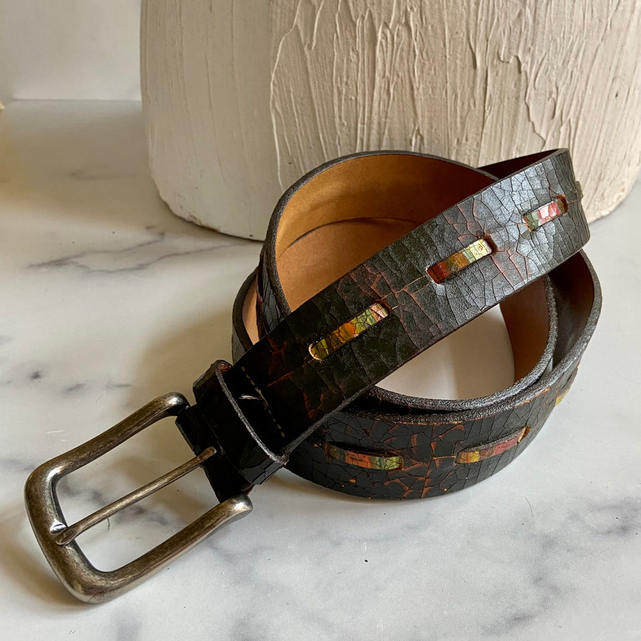 Vintage Martin dingman leather belt