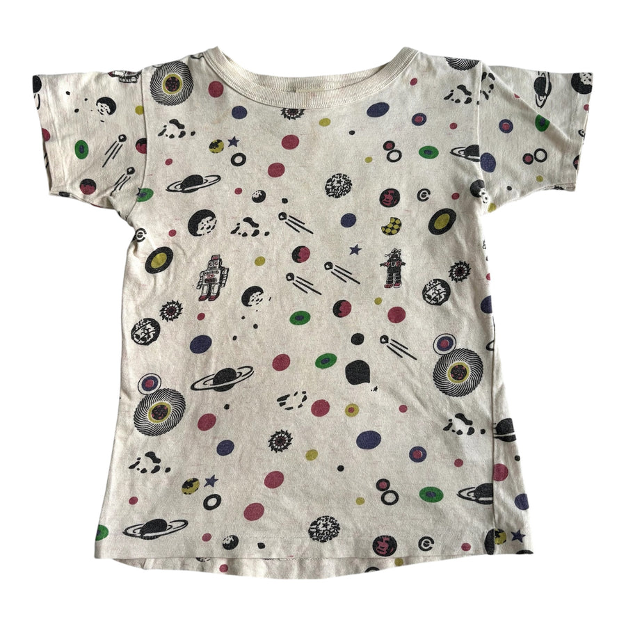 Denim Dungaree Space Baby Tee (XS/S)