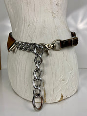 Vintage leather belt