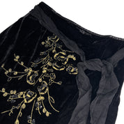 Velvet Whimsigoth Midi Skirt (L)