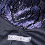 Vintage Paisley Burnout Velvet Dress (XS/S)