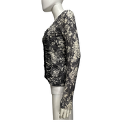 Vintage Lace up Whimsygoth Longsleeve Top (S)