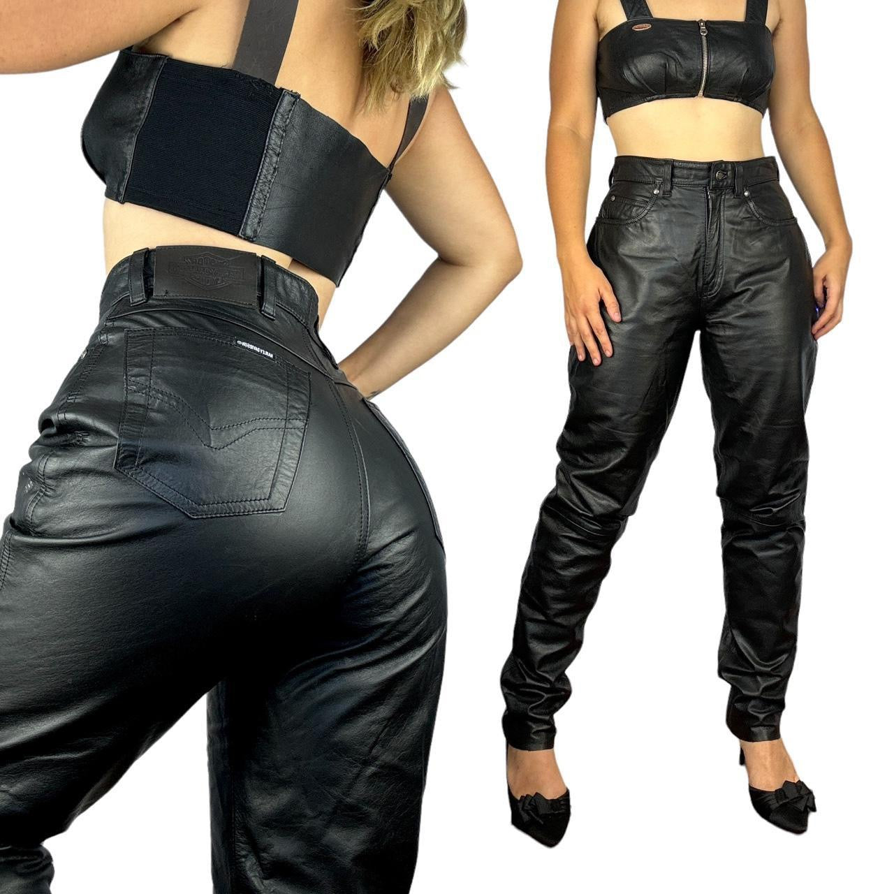 Harley Davidson 90s Leather Pants (M)