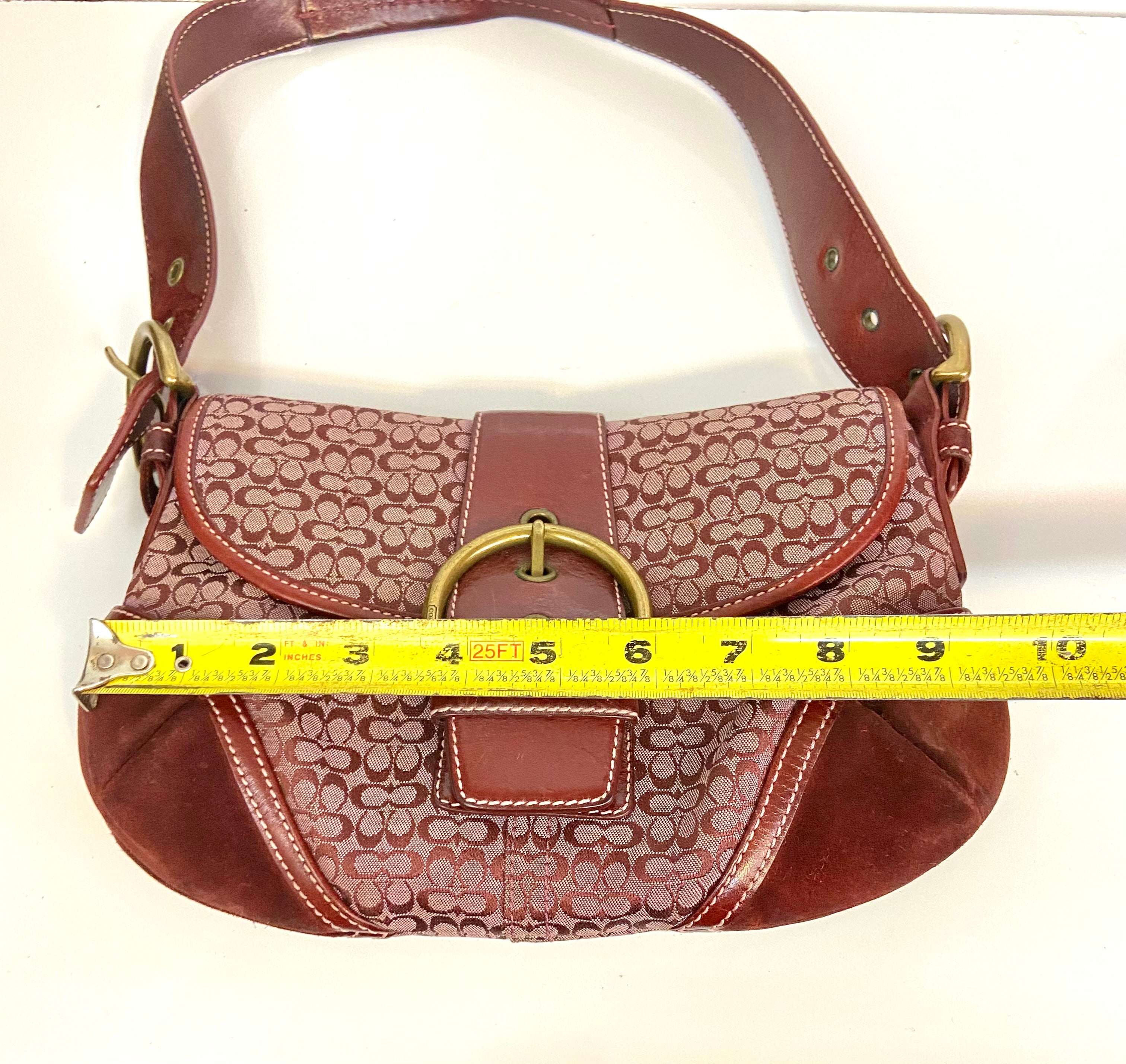 Coach Burgundy Purse