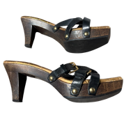 YSL Leather Wooden Kitten Heels (8)