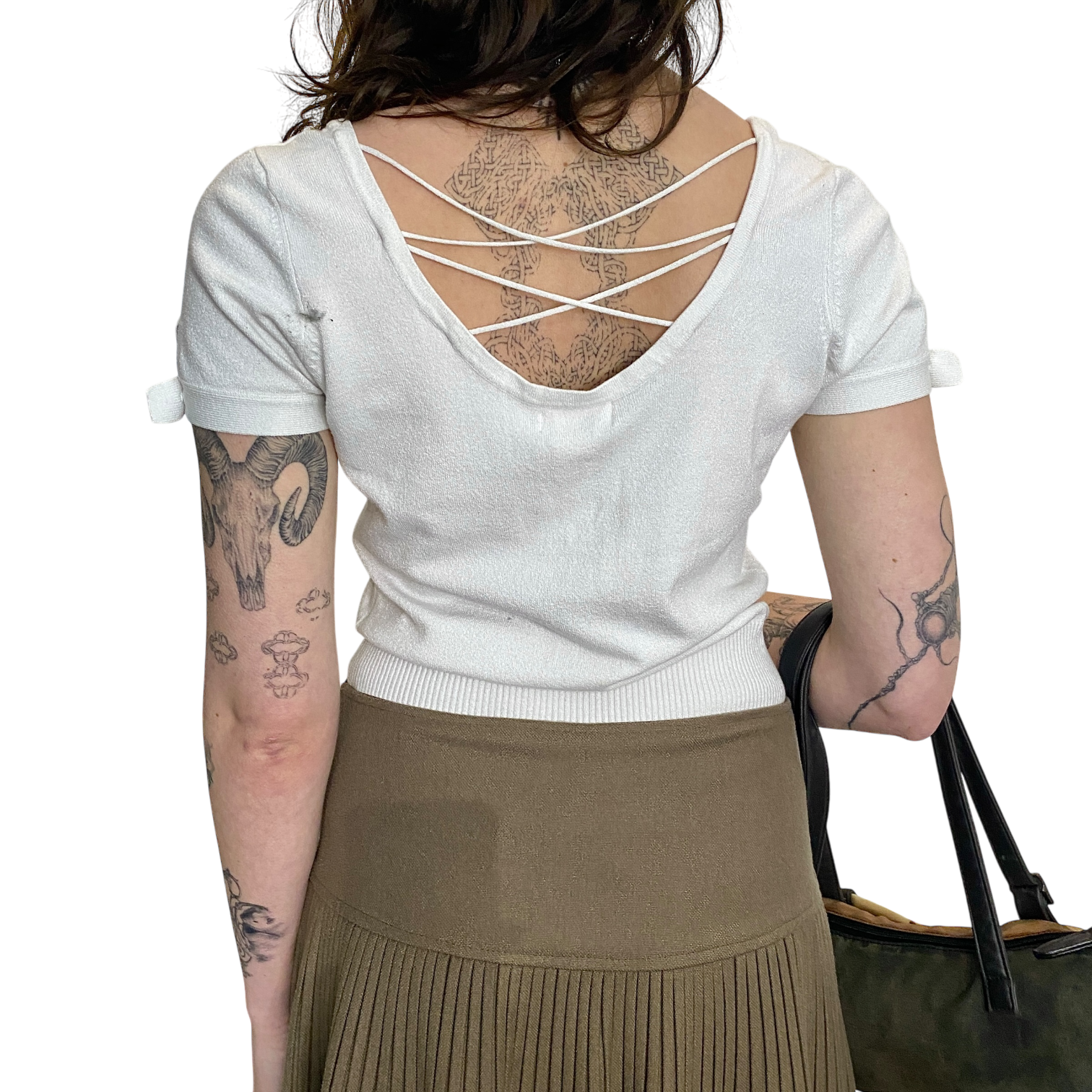 Vintage Guess Coquette Polo Top (M)