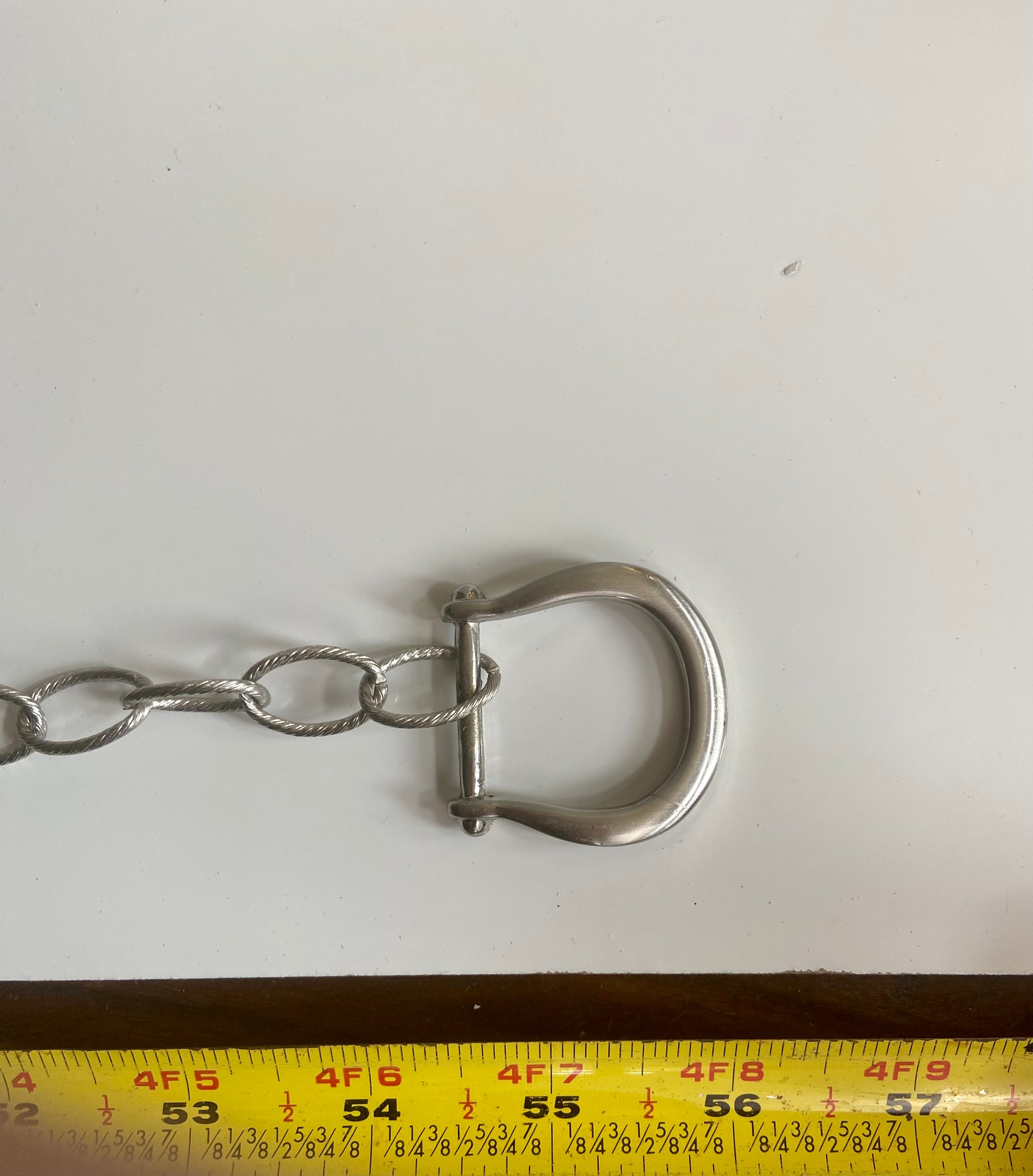 Beads and silver belt