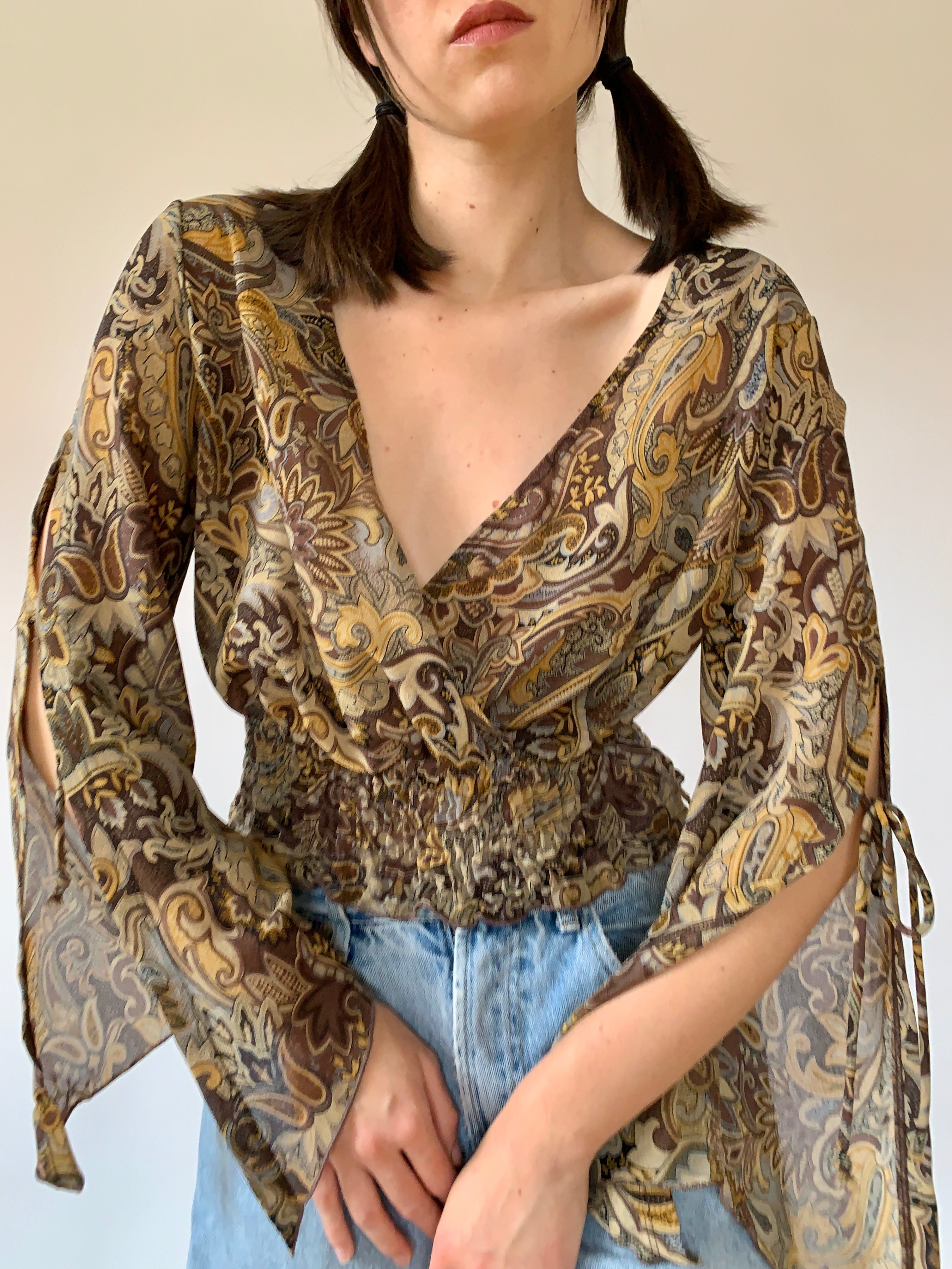 Vintage Boho Fairy Blouse - Large