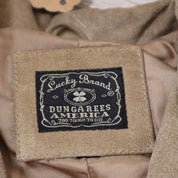 90s Western Tan Suede Fringe Jacket (S)