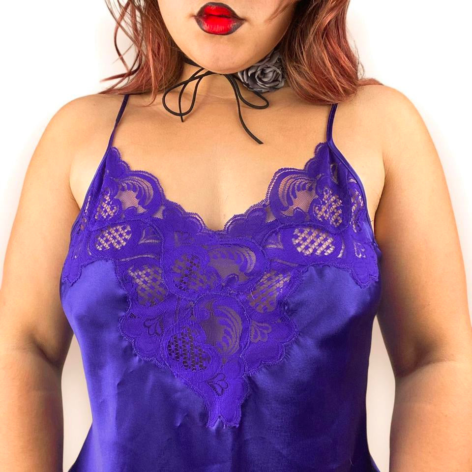 Vintage VS Violet Slip Dress (M)