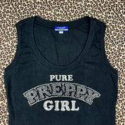 Burberry Blue Label “Pure Preppy Girl” Rhinestone Tank (S)