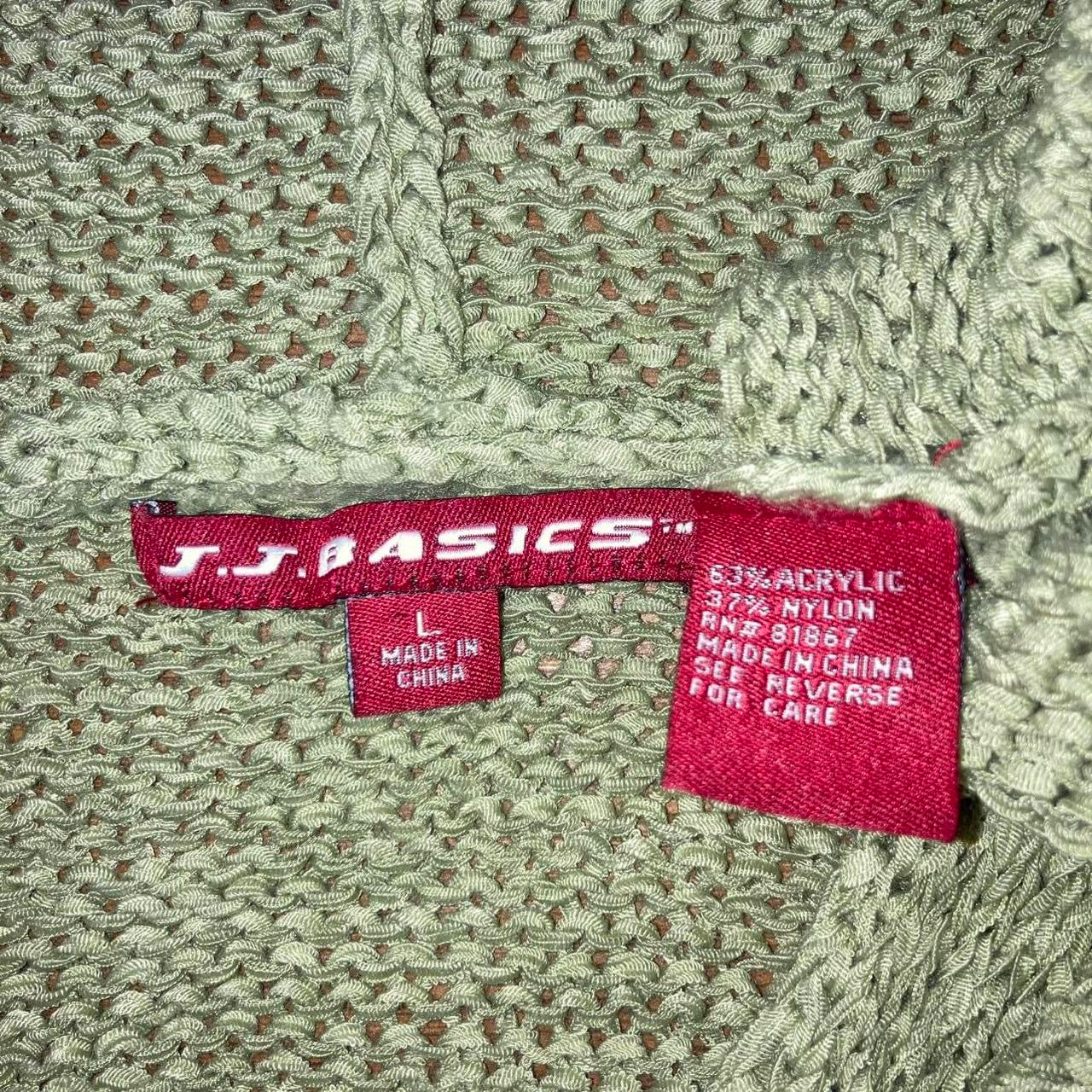 Matcha Green Hooded Knit Top (M/L)