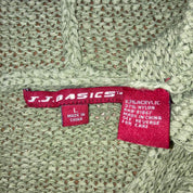 Matcha Green Hooded Knit Top (M/L)