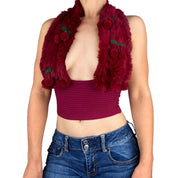 The Feral Cherry Halter Top (XS/S)