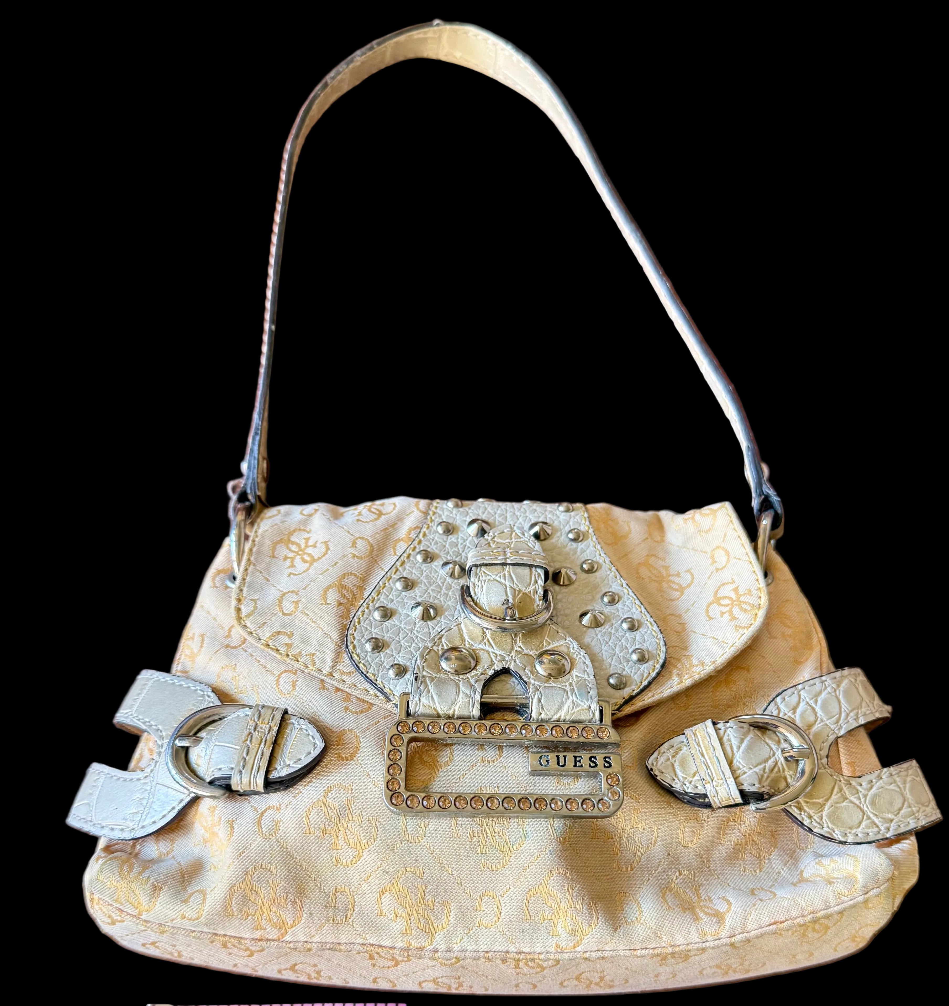 Y2k Guess Bag Mini Micro Shoulder
Rhinestone Studded purse