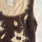 D&G “Always Check the Label” Button Floral Top (S)