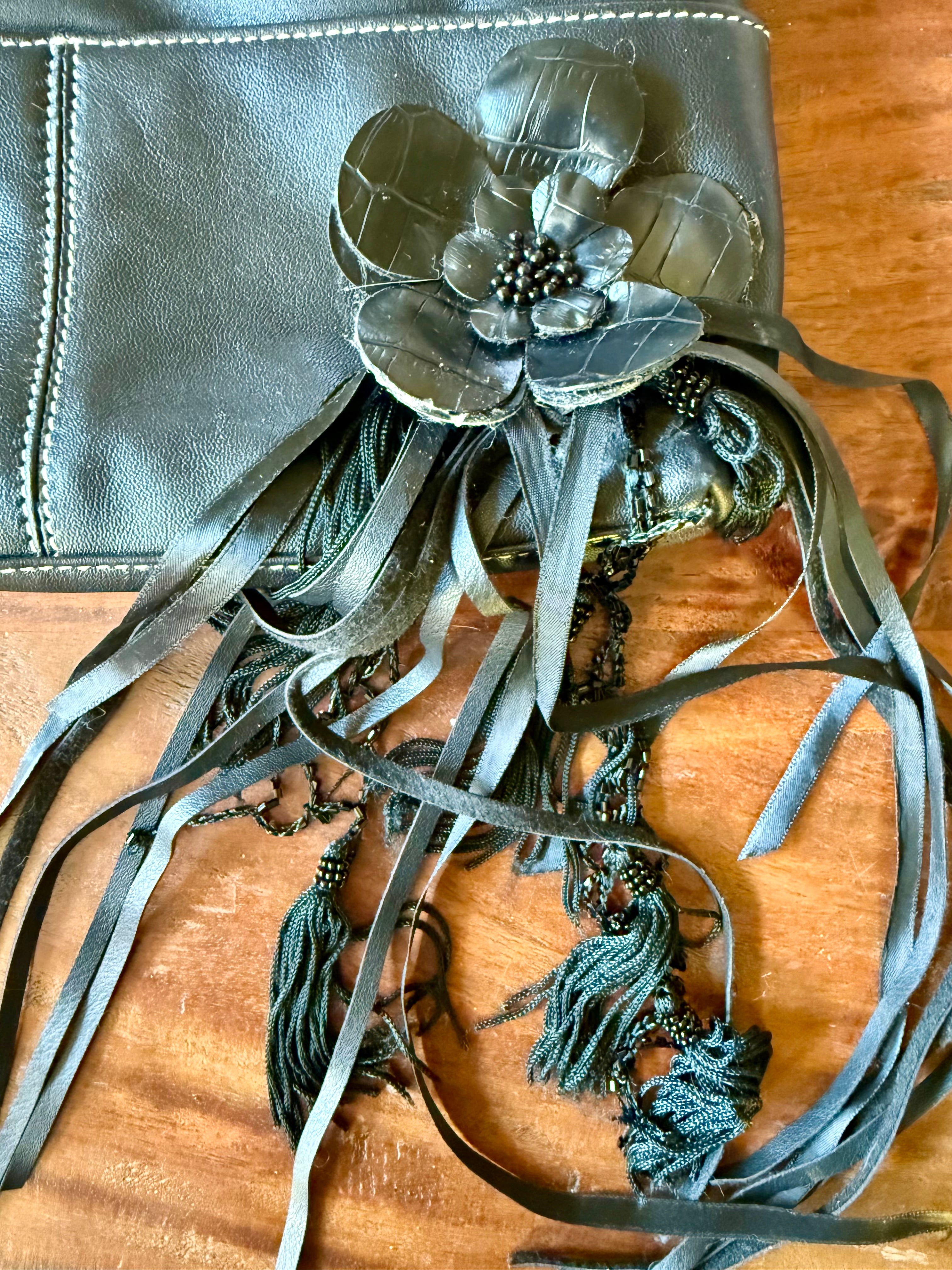 Reworked Ralph Lauren leather purse
