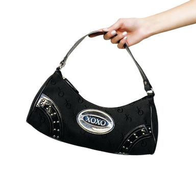 XOXO Women's All over XOXO Print Black Saffiano Leather Signature Everyday  Handbag - Walmart.com