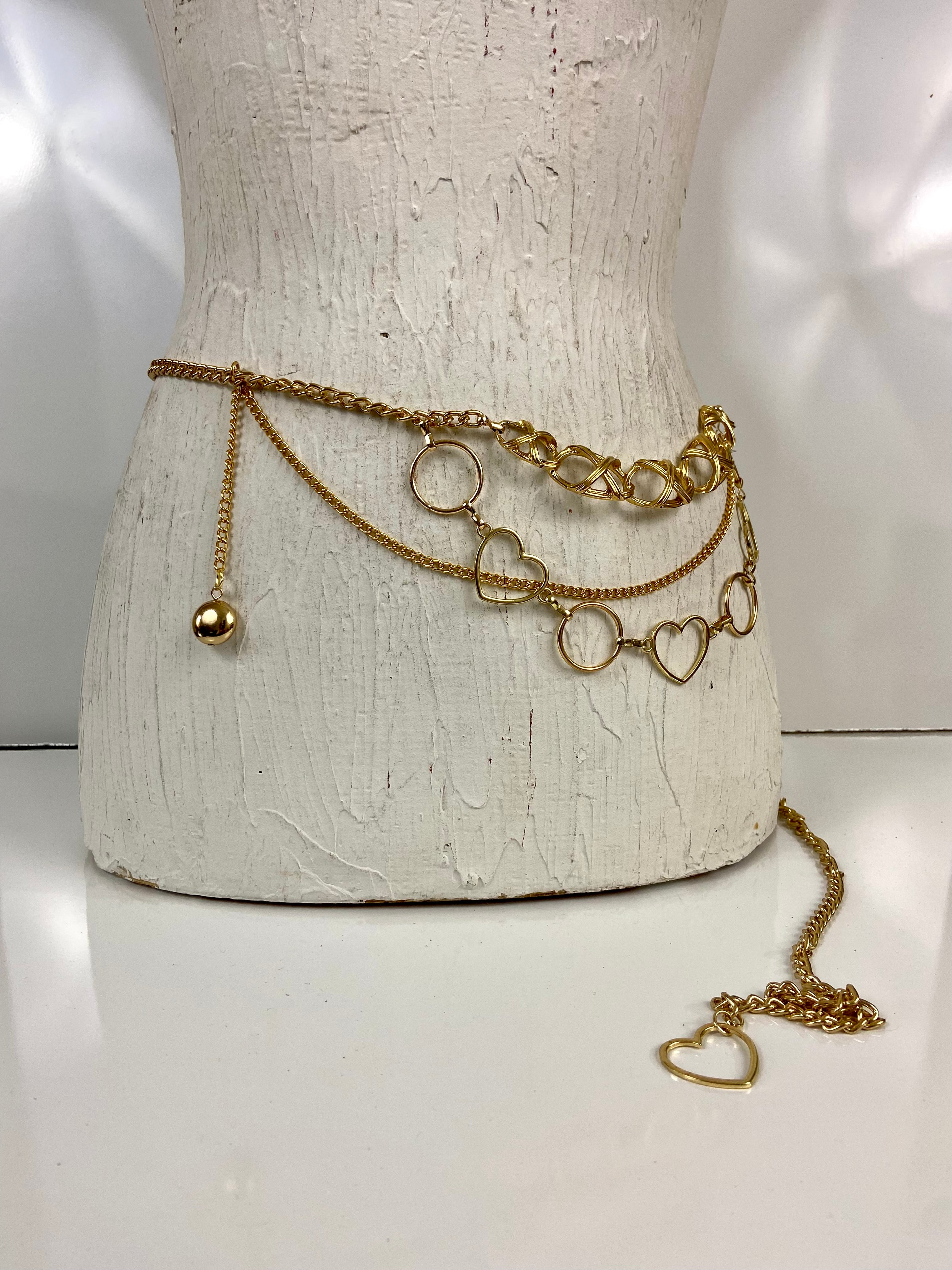 Gold layered belt