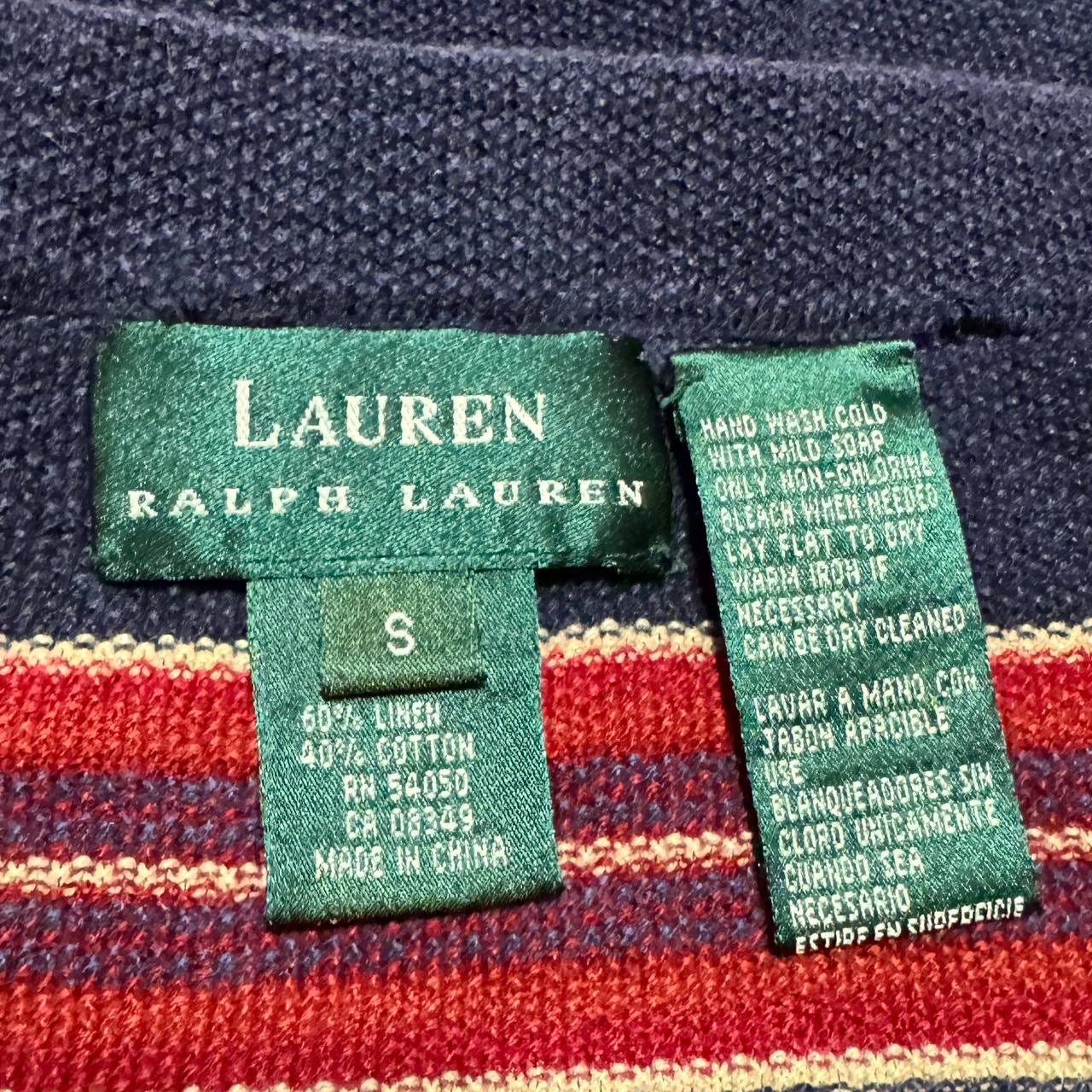 Vintage Ralph Lauren Striped Maxi Skirt (S/M)