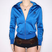 ADIDAS Blue Track Jacket (S)