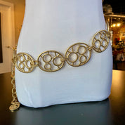 Vintage gold Chico’s chain belt