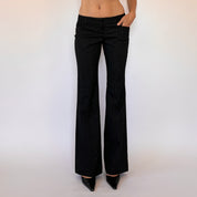 Y2K Pinstripe Trousers (XS/S)