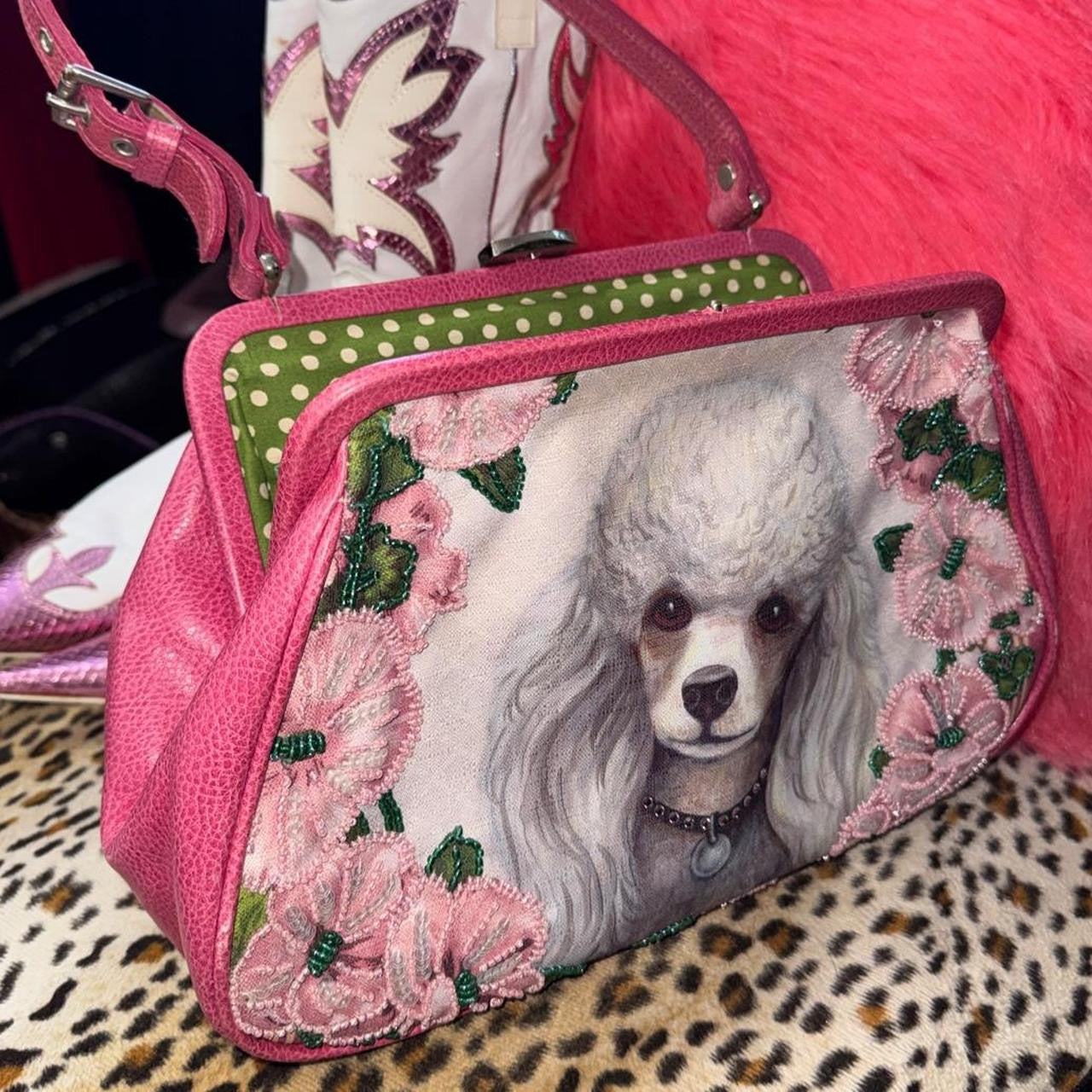 Isabella Fiore Embellished Poodle Bag