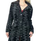 Faux Fur Maxi Coat (M)