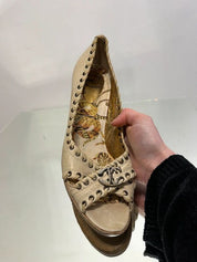Vintage Just Cavalli Leather Stiletto Pumps (UK 5 US 7 EU 38)