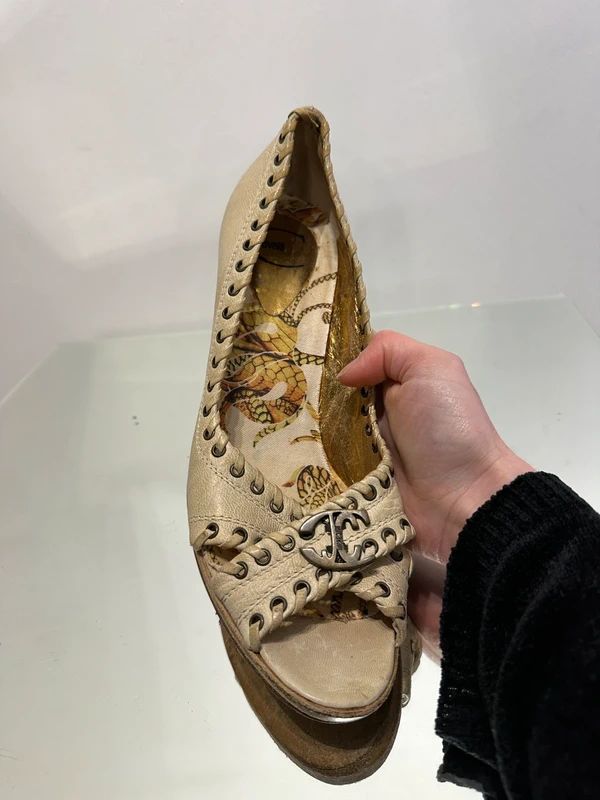Vintage Just Cavalli Leather Stiletto Pumps (UK 5 US 7 EU 38)
