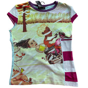 NWT Custo Barcelona graphic cotton tee (XS/S)