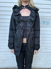 Vintage Black Italian Romantic Gothic Jacket (XS/S)