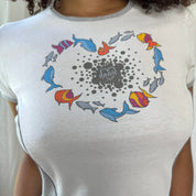 Vintage Italian cotton baby tee (S)