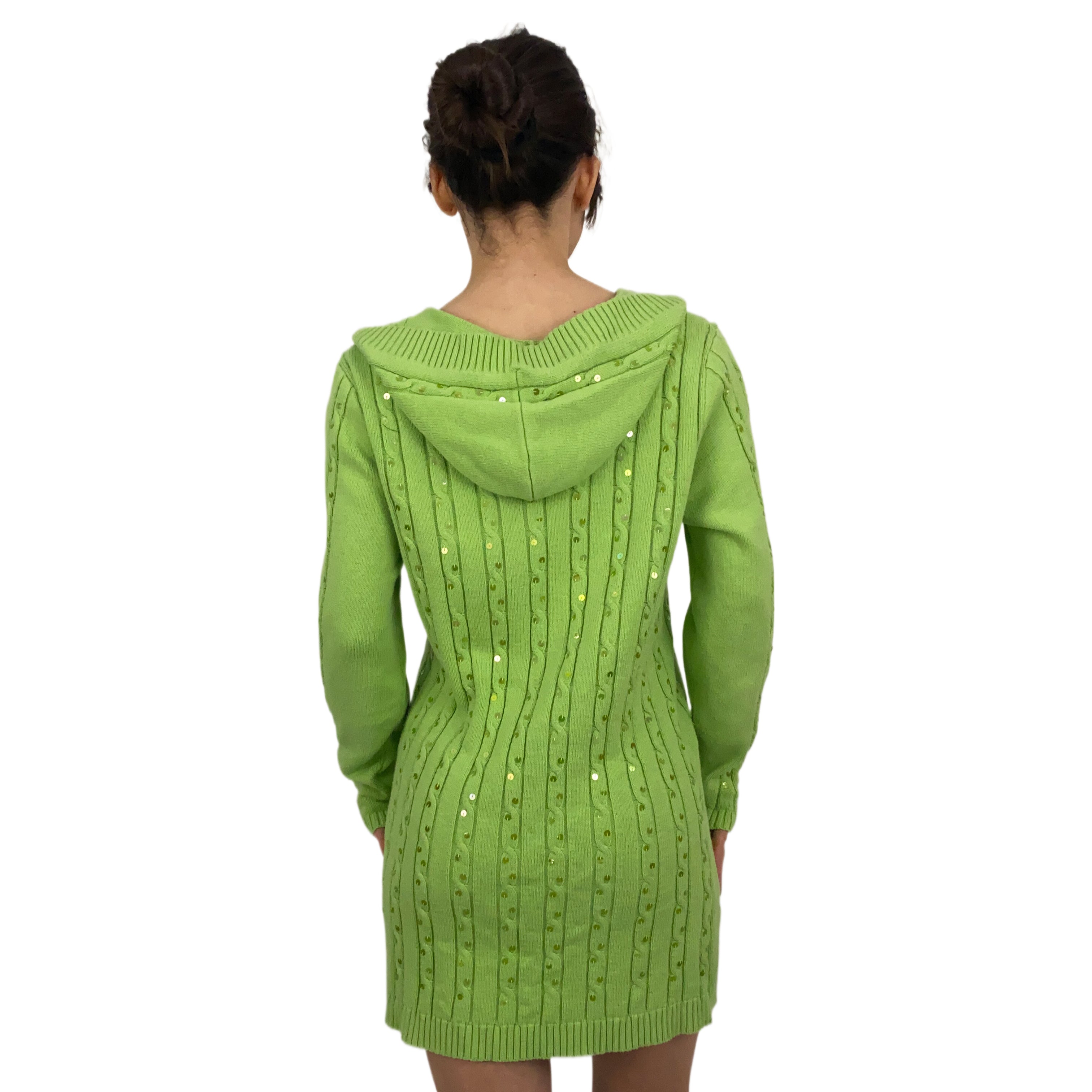 Lime Sweater Dress (S)