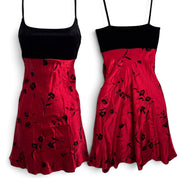 579 mini velour babydoll dress (XS)