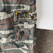 BB Jeans Embellished Camo Cargos (XS)