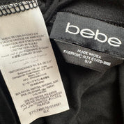 2000s Bebe Slit Weave Cutout Tee (S)