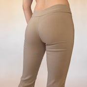 Y2K Nude Flare Trousers (XXS/XS)