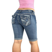 2000s Low Rise Jean Shorts (S)