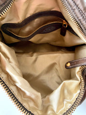 TOD'S bronze shimmering nylon bag