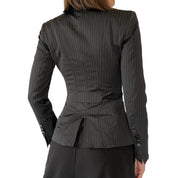 Bebe 2000s Pinstripe Blazer (XS)