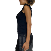 Vintage Cop Copine Black Top (M)